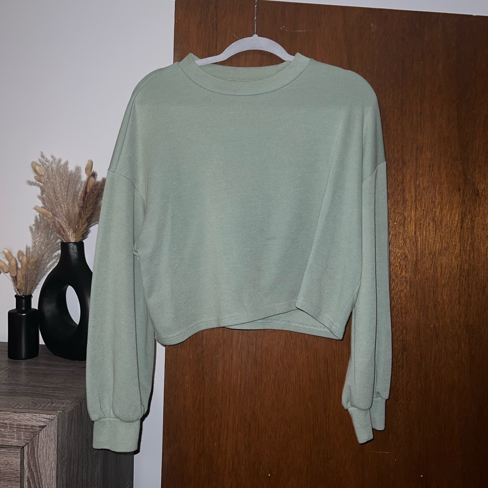 Crop top sweatshirt
